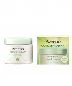 aveeno positively radiant intensive night cream with vitamin b3 Exubuy image
