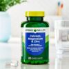 Spring Valley – Calcium, Magnesium & Zinc plus Vitamin D3 Coated Caplets – 250 count