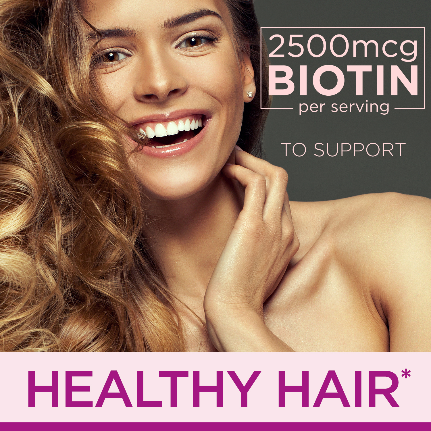 Natures-Bounty Hair Skin and Nail Vitamins With Biotin Gummies 90_Ct Exubuy image