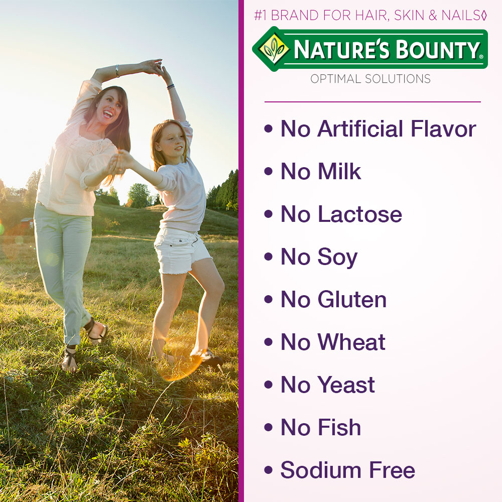 Natures-Bounty Hair Skin and Nail Vitamins With Biotin Gummies 90_Ct Exubuy image
