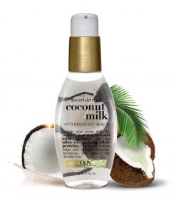 ogx nourishing coconut milk anti breakage serum 4 oz-image