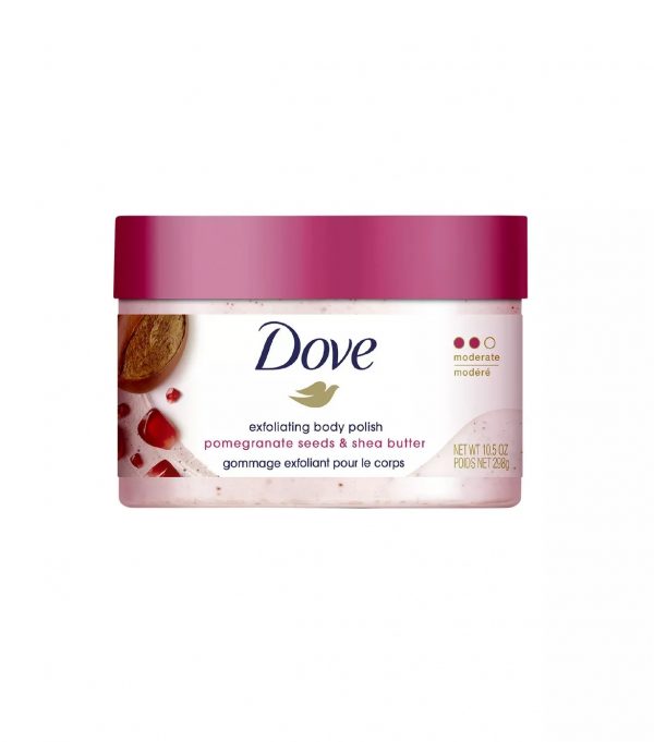 dove pomegranate body scrub