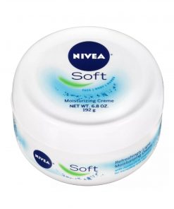 nivea soft moisturizing creme body face and hand cream-6.8 oz-image