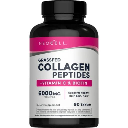 NeoCell – Grass feed Collagen Peptides Vitamin C & Biotin 6000 mg – 90 Tablets
