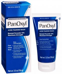 PanOxyl Anti-Microbial Acne Foaming Wash with 10% Benzoyl Peroxide - 156 gram