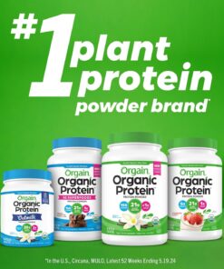 Orgain – Organic Protein Plant Based Powder – Vanilla Bean – 920 gram