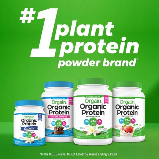 Orgain – Organic Protein Plant Based Powder – Vanilla Bean – 920 gram