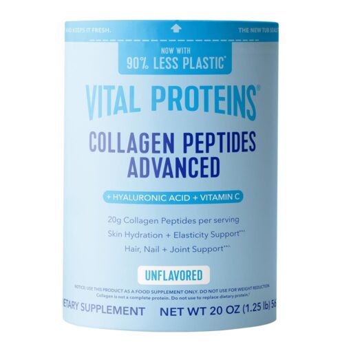 Vital Proteins – Advanced Collagen Peptides with Hyaluronic Acid & Vitamin C – 567 gram