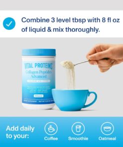 Vital Proteins – Advanced Collagen Peptides with Hyaluronic Acid & Vitamin C – 265 gram