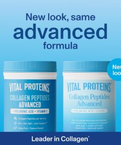 Vital Proteins – Advanced Collagen Peptides with Hyaluronic Acid & Vitamin C – 265 gram