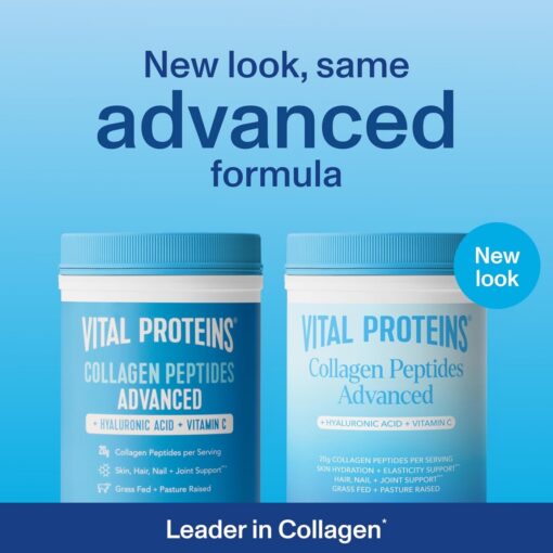 Vital Proteins – Advanced Collagen Peptides with Hyaluronic Acid & Vitamin C – 265 gram