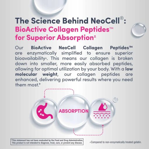 NeoCell – Grass feed Collagen Peptides Vitamin C & Biotin 6000 mg – 360 Tablets