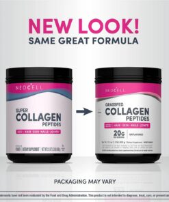 Neocell - Grassfed Collagen Peptides, Unflavored Powder - 600 gram