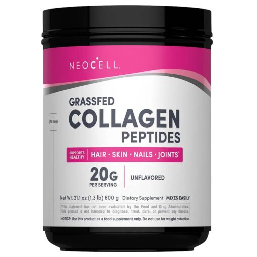 Neocell - Grassfed Collagen Peptides, Unflavored Powder - 600 gram