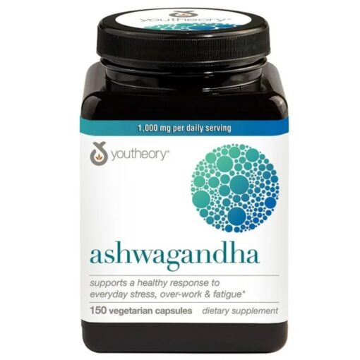 Youtheory - Ashwagandha 1000mg - 150 Capsules