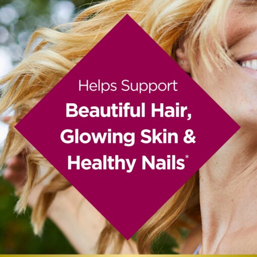 Nature's Bounty -advanced Hair, Skin and Nails Gummies, Biotin 6000 mcg, Strawberry, 90 Ct