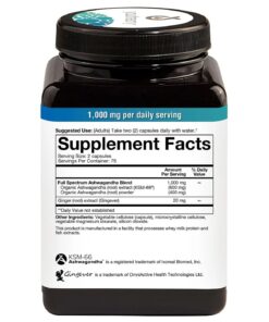 Youtheory - Ashwagandha 1000mg - 150 Capsules