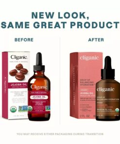 Cliganic – Organic Jojoba Oil, 100% Pure, 120 ml