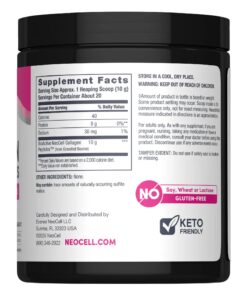 Neocell – Grassfed Collagen Peptides, Unflavored Powder – 200 gram