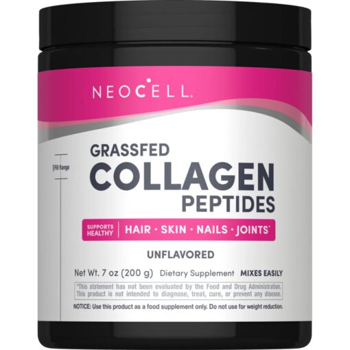 Neocell – Grassfed Collagen Peptides, Unflavored Powder – 200 gram