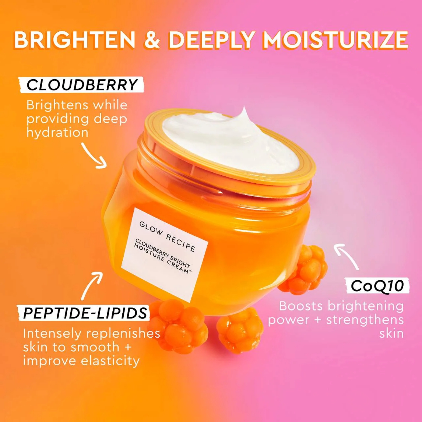 Glow Recipe -Cloudberry Bright Refillable Cream Moisturizer - 50 ml
