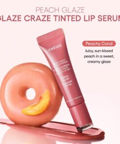 LANEIGE - Glaze Craze Tinted Polypeptide Lip Serum Treatment - Peach Glaze