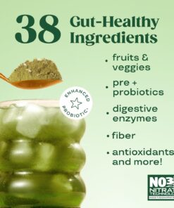 Bloom Nutrition - Greens and Superfoods Powder - Strawberry Kiwi - 30 ct