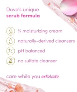 Dove – Beauty Exfoliating Body Scrub – Himalayan Salt & Rose Oil – 425 gram