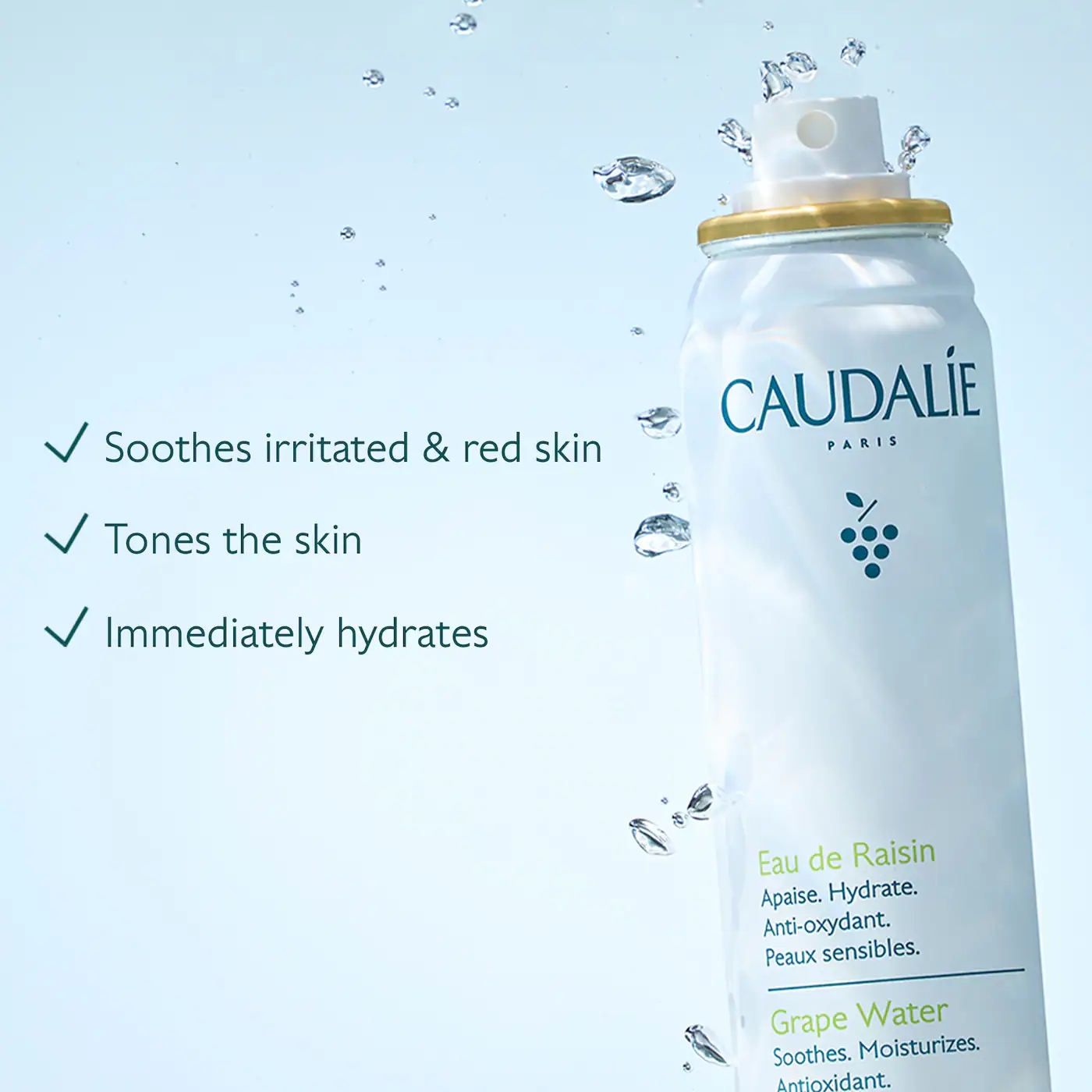 Caudalie - Grape Water Moisturizing Face Mist - 200 ml