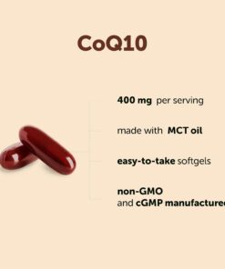 Micro Ingredients CoQ10 400 mg Per Serving, 240 Softgels