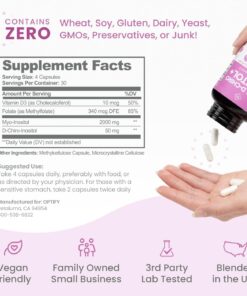 Optify Myo-Inositol & D-Chiro Inositol Supplement for Women - 120 capsules