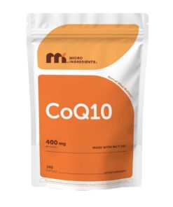 Micro Ingredients CoQ10 400 mg Per Serving, 240 Softgels