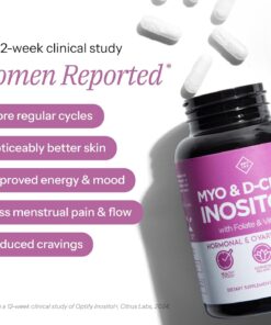 Optify Myo-Inositol & D-Chiro Inositol Supplement for Women - 120 capsules