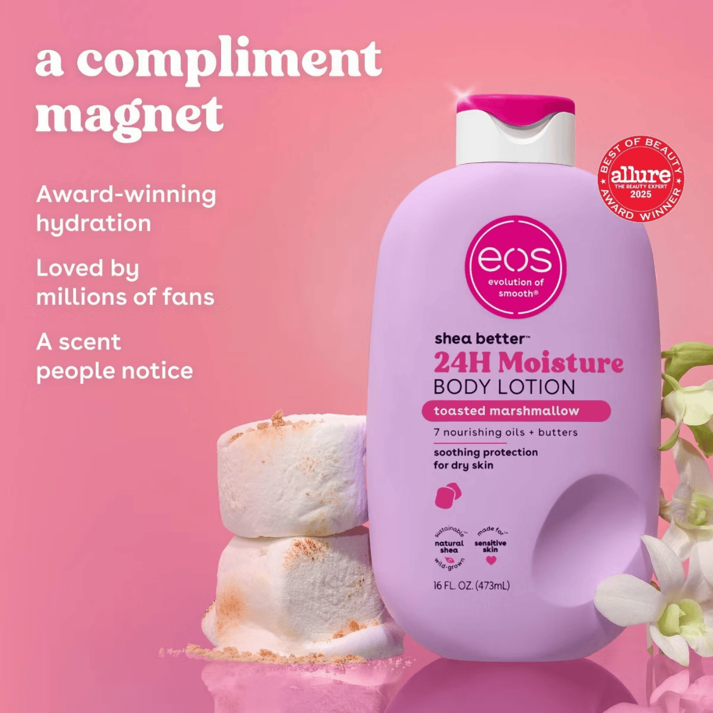 eos - Toasted Marshmallow Body lotion - 473 ml