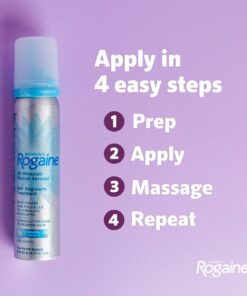 Women's Rogaine 5% Minoxidil Foam for Hair Thinning and Loss, Topical Treatment for Hair Regrowth